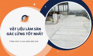 vật liệu làm sàn gác lửng background