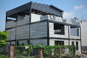 Xây nhà khung thép