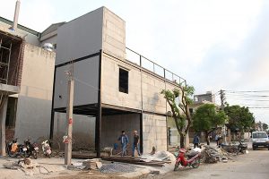 Xây nhà khung thép1