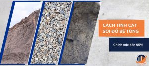 Cách tính cát sỏi đổ bê tông Background