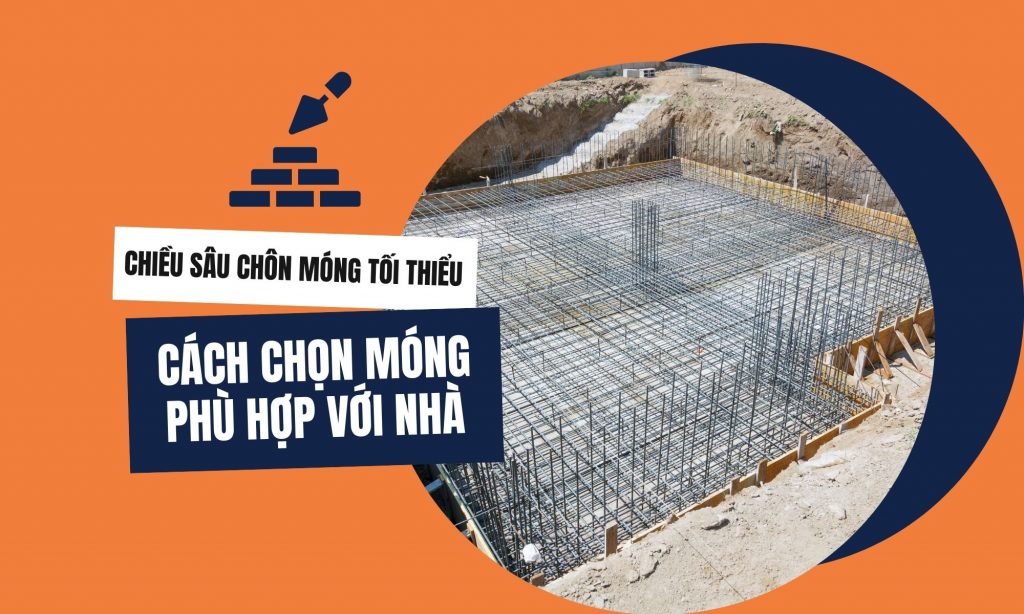 chiều sâu chôn móng tối thiểu background