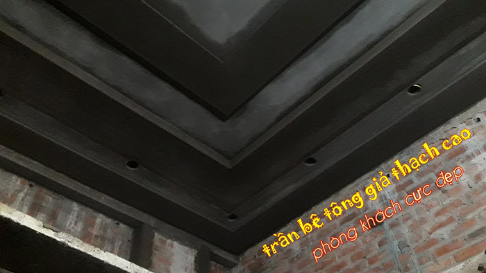 Xi măng mẫu trát trần nhà đẹp6