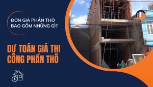 Phần thô chiếm bao nhiêu phần trăm giá trị công trình