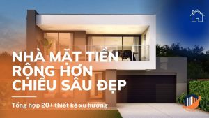 Nhà mặt tiền rộng hơn chiều sâu background