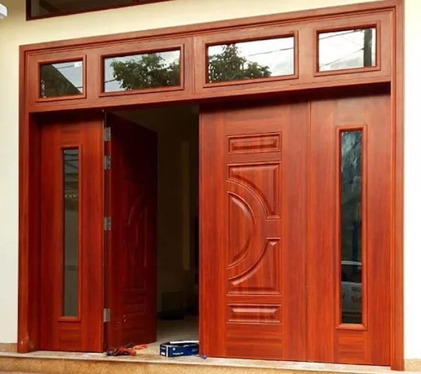 Khuôn cửa thép vân gỗ có những loại nào - Nhược điểm cửa thép vân gỗ