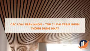 các loại trần nhôm background
