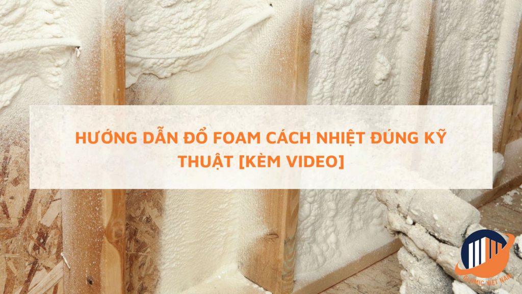 Đổ foam cách nhiệt background