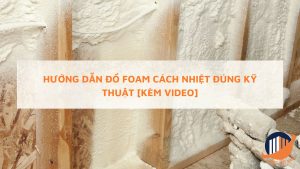 Đổ foam cách nhiệt background