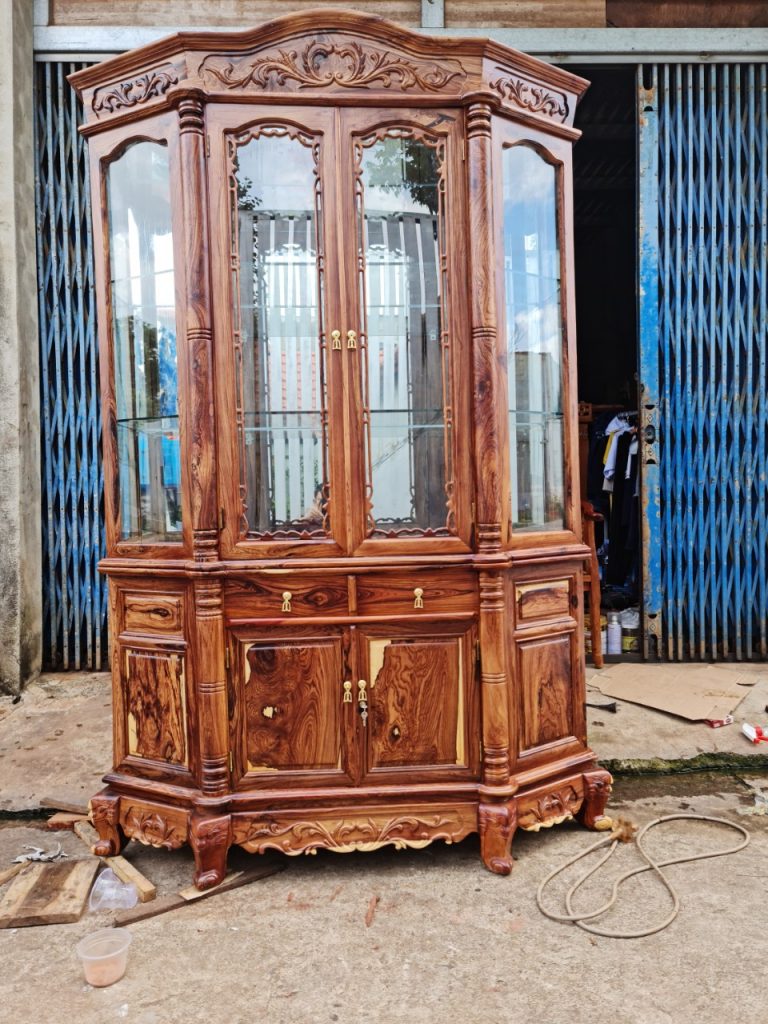 tủ rượu gỗ