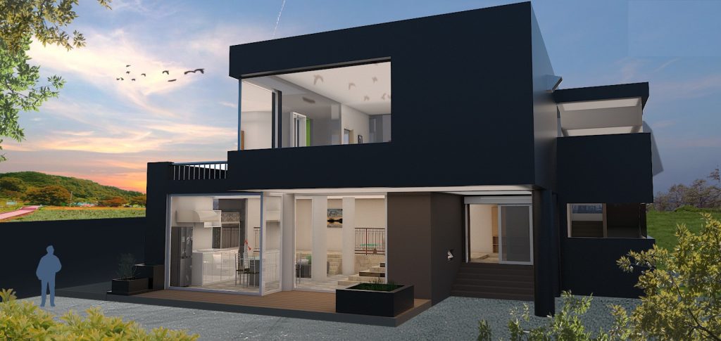 Nhà lắp ghép 2 tầng